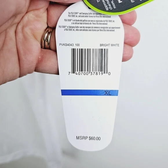 PGA Tour Golf Polo Shirt UPF 15 NWT size XL - Picture 6 of 11